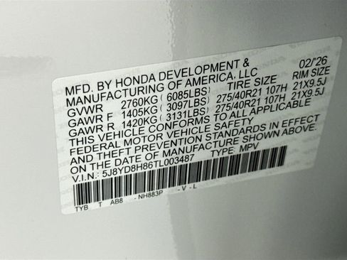 New 2026 Acura MDX Type S image 34