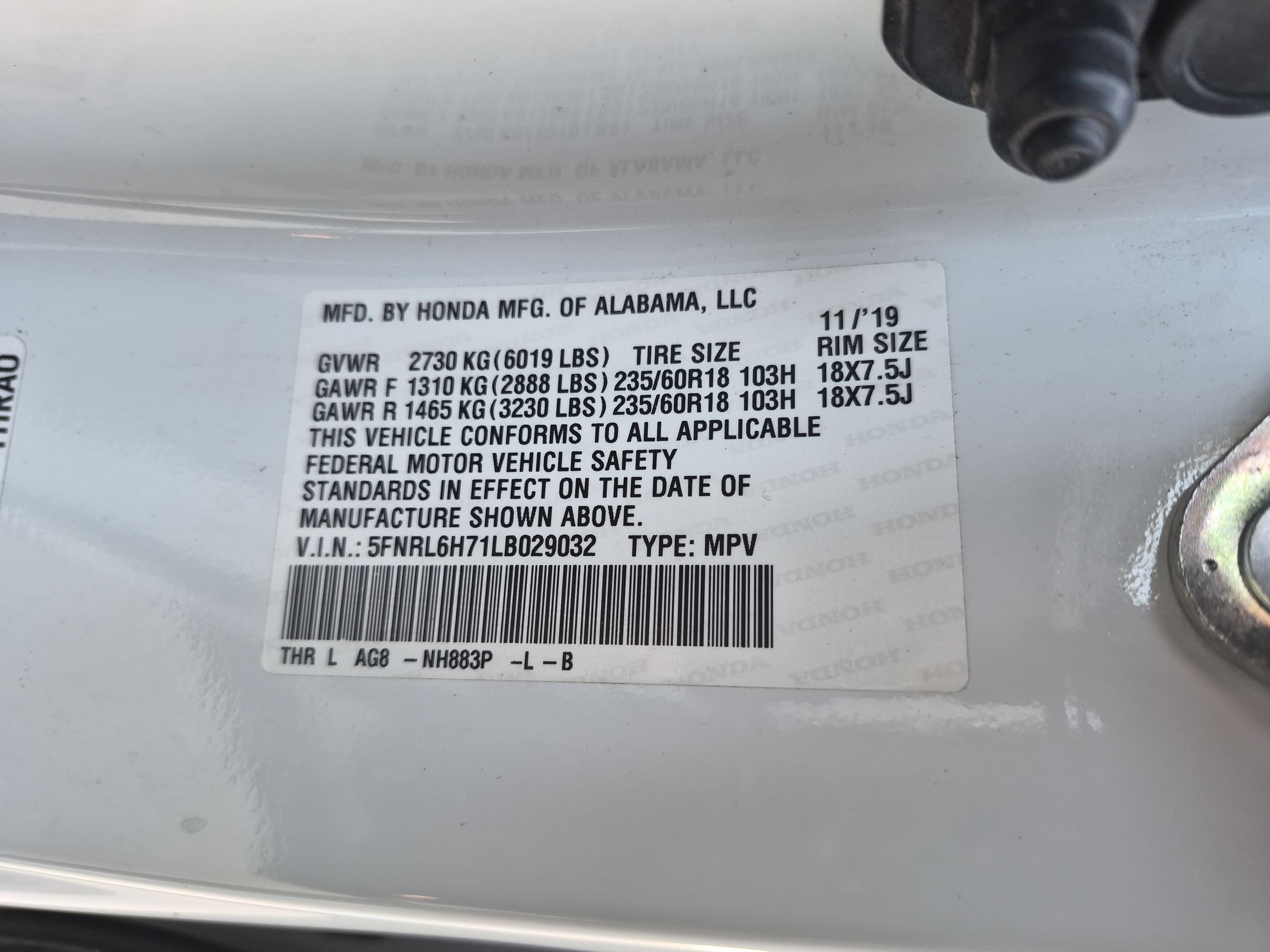 Used 2020 Honda Odyssey EX-L image 36