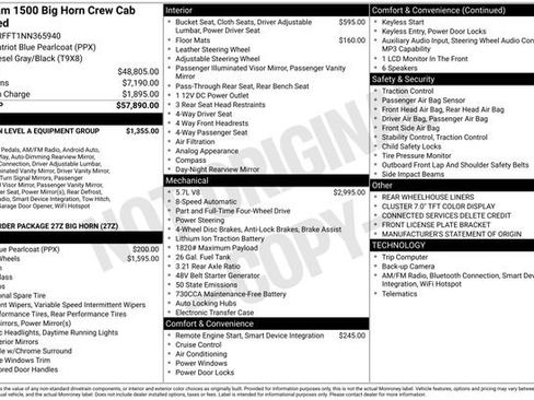 Used 2022 RAM 1500 Big Horn AWD/4WD image 41