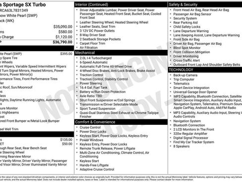 Used 2020 Kia Sportage SX AWD/4WD image 3