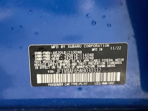 Used 2022 Subaru WRX Premium AWD/4WD image 31