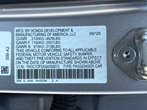 Certified 2025 Honda Accord Sport image 28