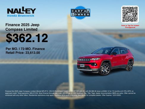 Used 2025 Jeep Compass Limited image 3