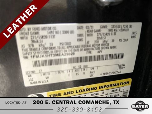 Certified 2021 Ford Expedition Max XLT image 30