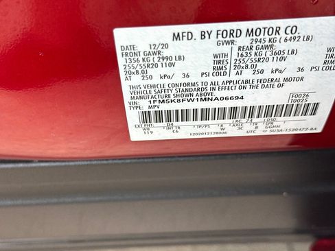 Used 2021 Ford Explorer Limited w/ Hybrid Equipment Group 310A AWD/4WD image 23