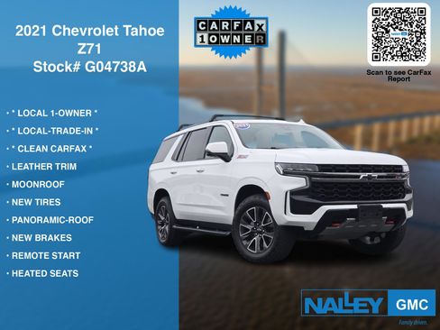 Used 2021 Chevrolet Tahoe Z71 w/ Z71 Signature Package image 7