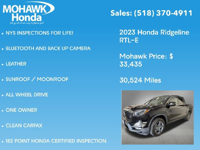 Certified 2023 Honda Ridgeline RTL-E image 8