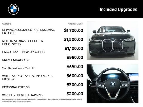 Used 2023 BMW i4 eDrive40 RWD image 4