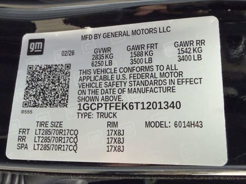 New 2026 Chevrolet Colorado ZR2 w/ Technology Package image 19