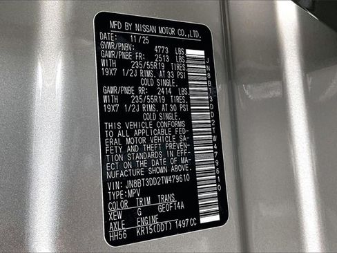 New 2026 Nissan Rogue Platinum image 8