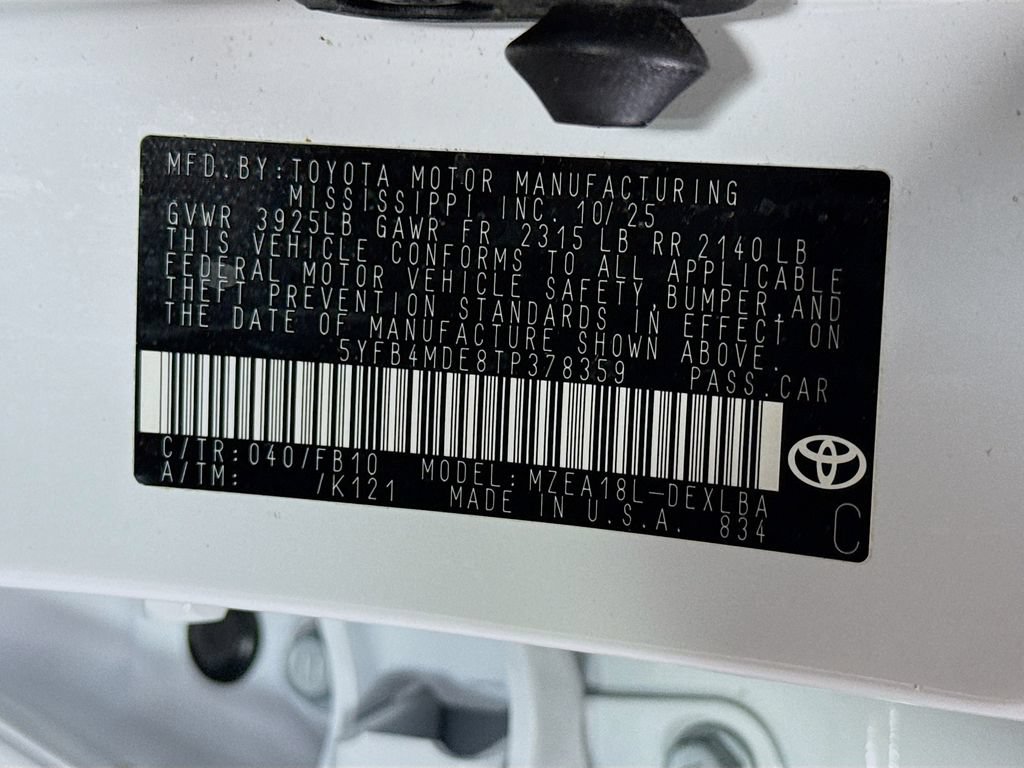 Certified 2026 Toyota Corolla LE w/ LE Premium Package FWD image 35