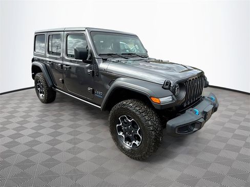 Used 2022 Jeep Wrangler Unlimited Rubicon 4xe w/ Cold Weather Group image 4
