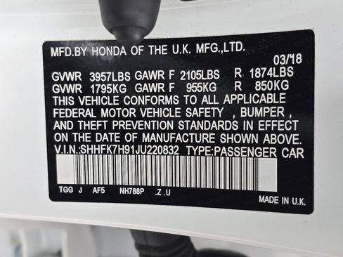 Used 2018 Honda Civic Sport Touring image 35