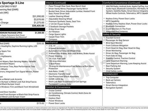 Certified 2024 Kia Sportage X-Line w/ X-Line Premium Package AWD/4WD image 37