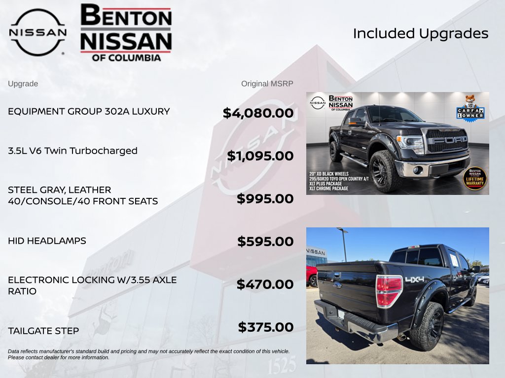 Used 2014 Ford F150 XLT w/ Equipment Group 302A Luxury AWD/4WD image 5