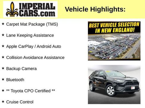 Certified 2021 Toyota RAV4 LE w/ Carpet Mat Package (TMS) image 3