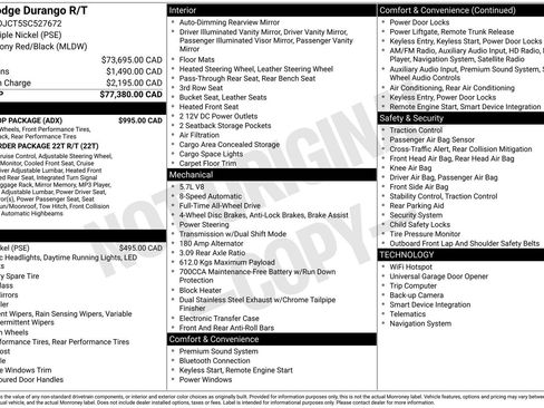 Certified 2025 Dodge Durango R/T w/ Blacktop Package image 36