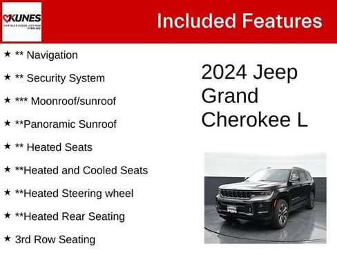 Used 2024 Jeep Grand Cherokee L Overland AWD/4WD image 4