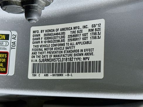 Used 2012 Honda CR-V EX image 12