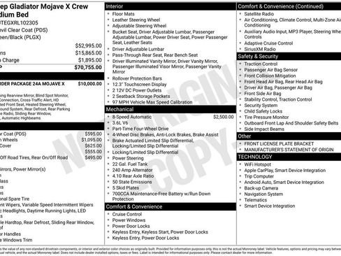 Used 2024 Jeep Gladiator Mojave image 36