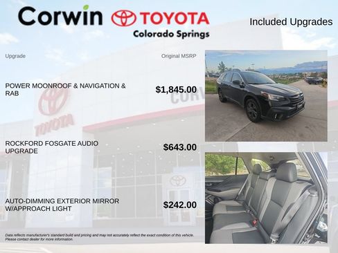 Used 2021 Subaru Outback Onyx Edition XT AWD/4WD image 8