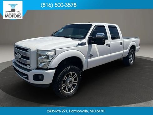 Used 2015 Ford F250 Platinum w/ Platinum Package AWD/4WD image 1