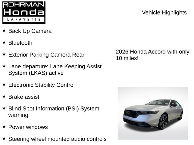 New 2026 Honda Accord Sport image 7