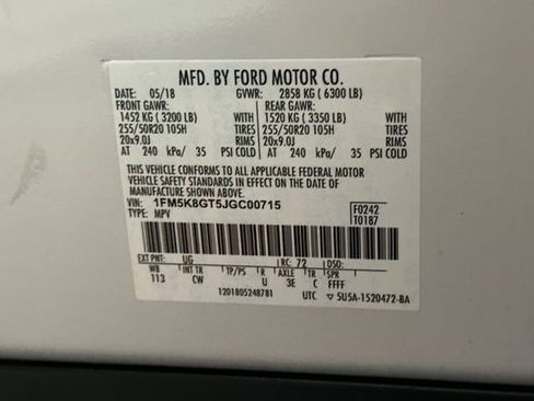Used 2018 Ford Explorer Sport w/ Equipment Group 401A image 38