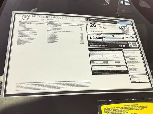 New 2026 Mercedes-Benz GLC 300 4MATIC image 18