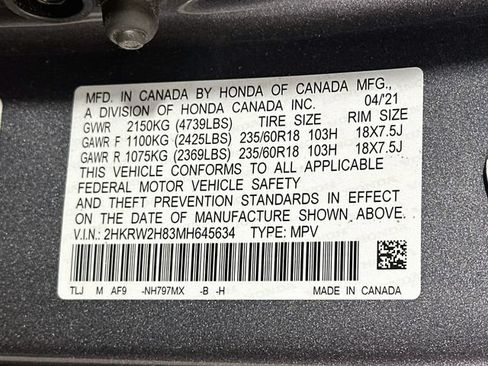 Used 2021 Honda CR-V EX-L image 35
