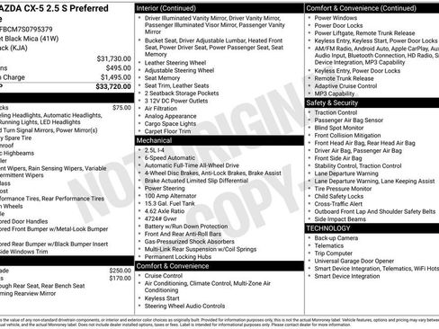 New 2025 MAZDA CX-5 AWD 2.5 S w/ Preferred Package image 11