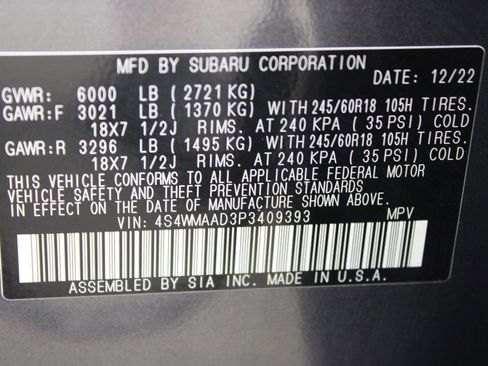 Used 2023 Subaru Ascent 8-Passenger AWD/4WD image 27