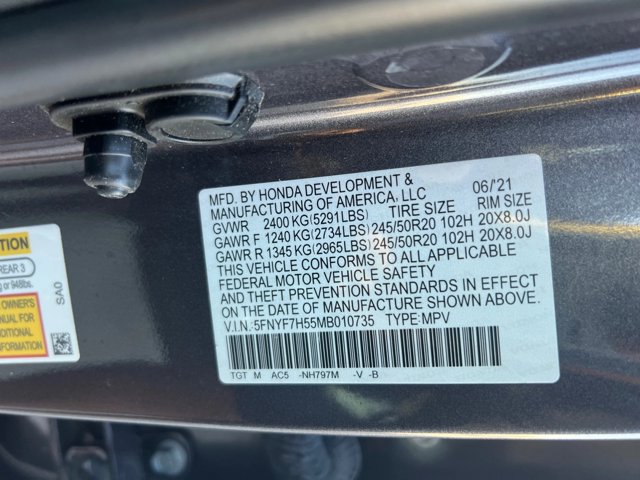 Used 2021 Honda Passport EX-L image 28