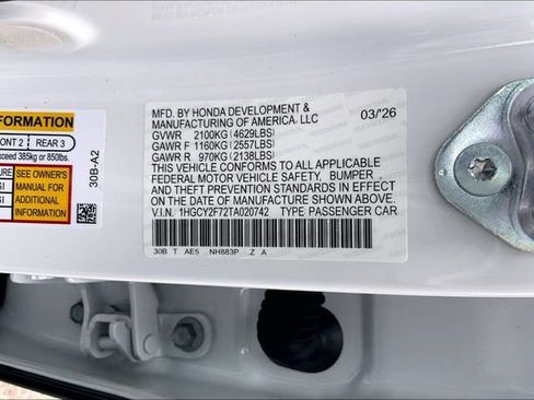 New 2026 Honda Accord Sport image 13