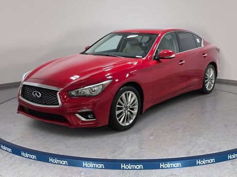 Used 2021 INFINITI Q50 Luxe w/ Cargo Package AWD/4WD image 1