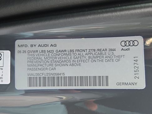 New 2025 Audi S5 Prestige image 23