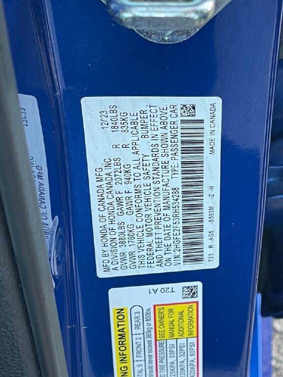 Certified 2024 Honda Civic Sport image 32