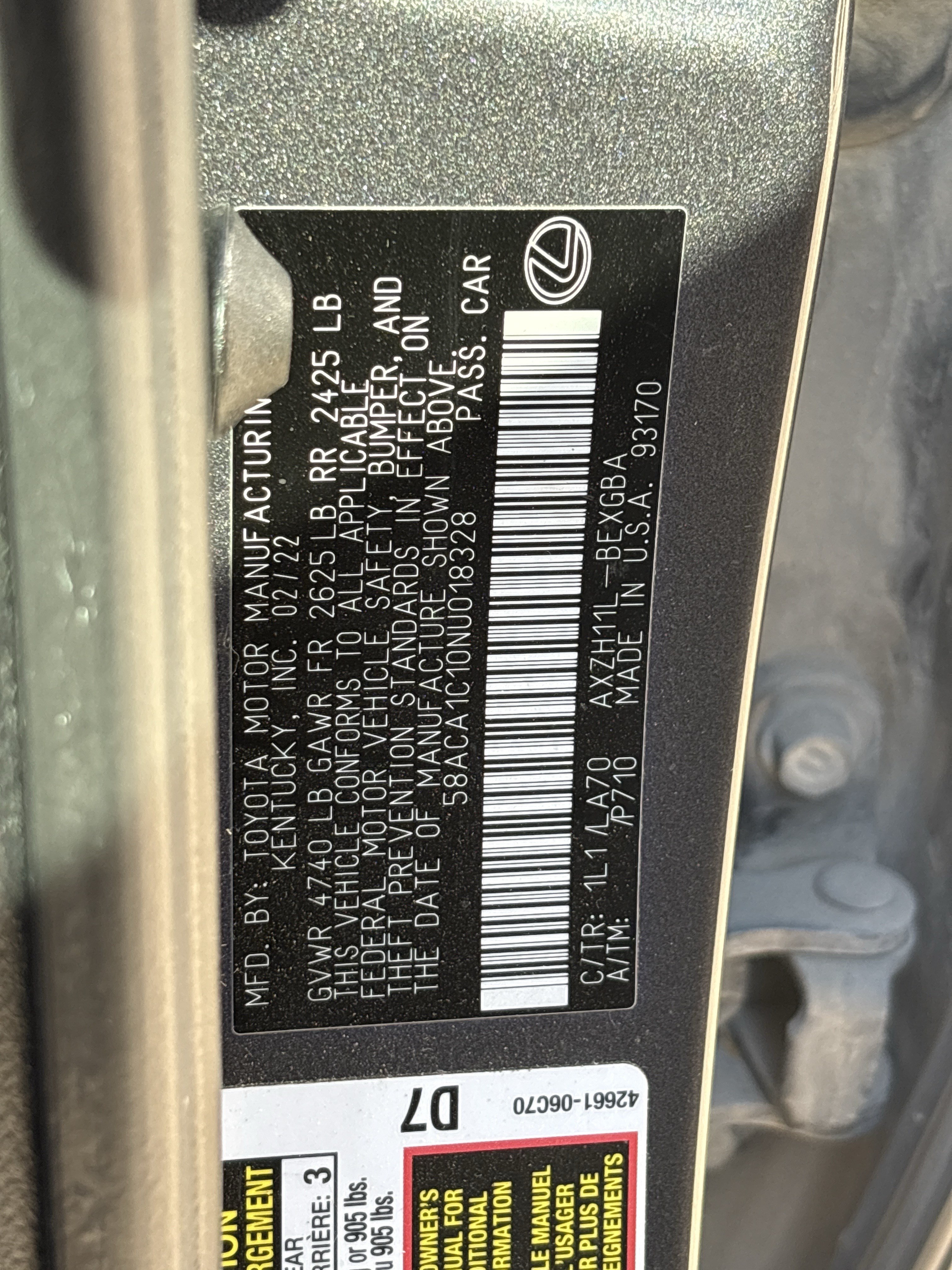 Used 2022 Lexus ES 300h FWD image 35