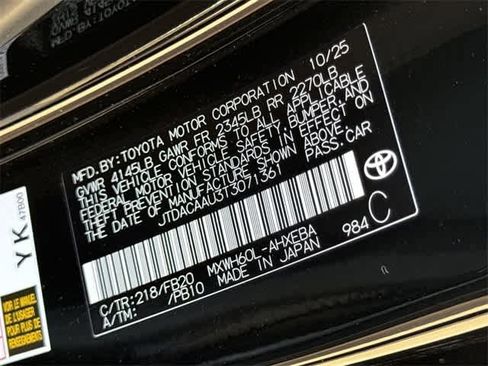 New 2026 Toyota Prius LE image 27