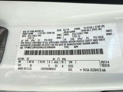 Used 2019 Ford Escape SEL AWD/4WD image 18