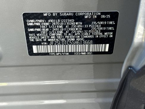 New 2025 Subaru Forester Touring w/ Protection Package AWD/4WD image 30
