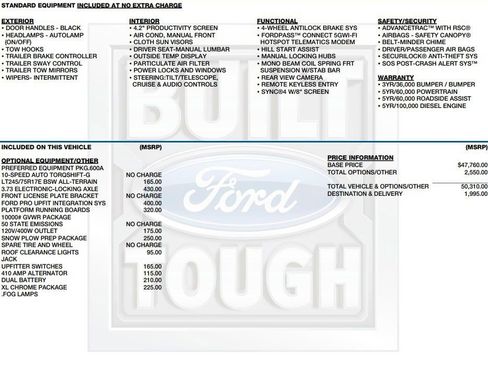 Used 2024 Ford F250 XL w/ Snow Plow Prep Package AWD/4WD image 2