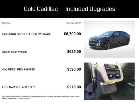 New 2026 Cadillac Lyriq V w/ Exterior Carbon Fiber Package AWD/4WD image 3