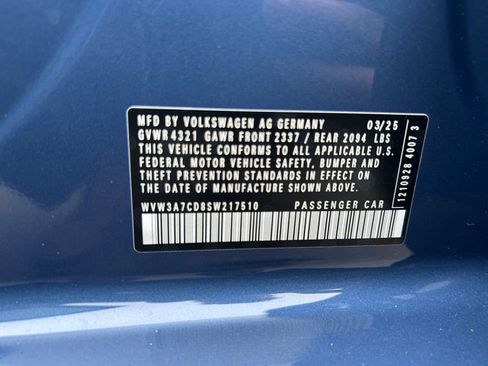 Used 2025 Volkswagen GTI SE FWD image 36
