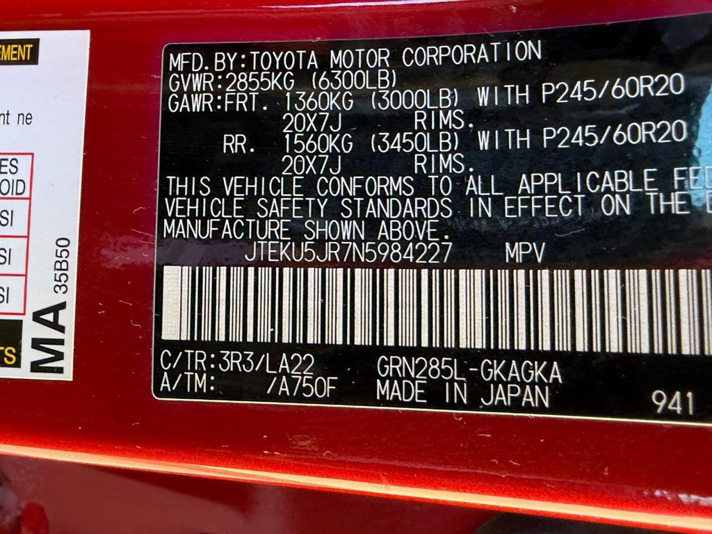 Used 2022 Toyota 4Runner Limited AWD/4WD image 24