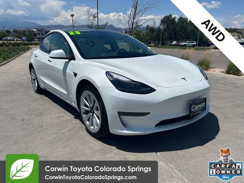 Used 2023 Tesla Model 3 Long Range AWD/4WD image 1