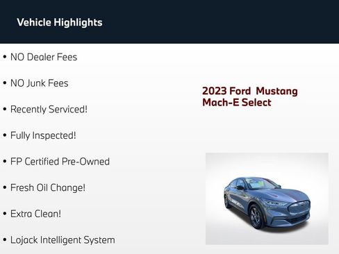 Used 2023 Ford Mustang Mach-E Select RWD image 3