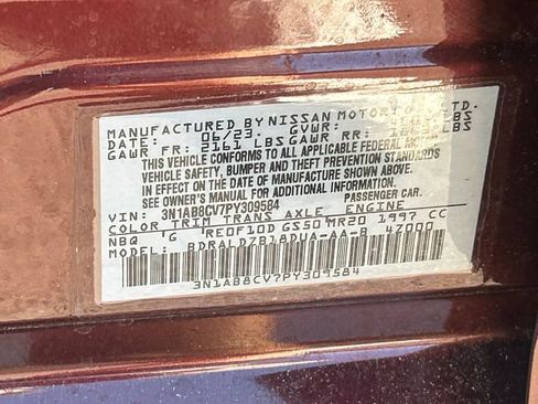 Used 2023 Nissan Sentra SV FWD image 34