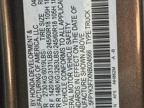 Used 2022 Honda Ridgeline RTL-E image 33