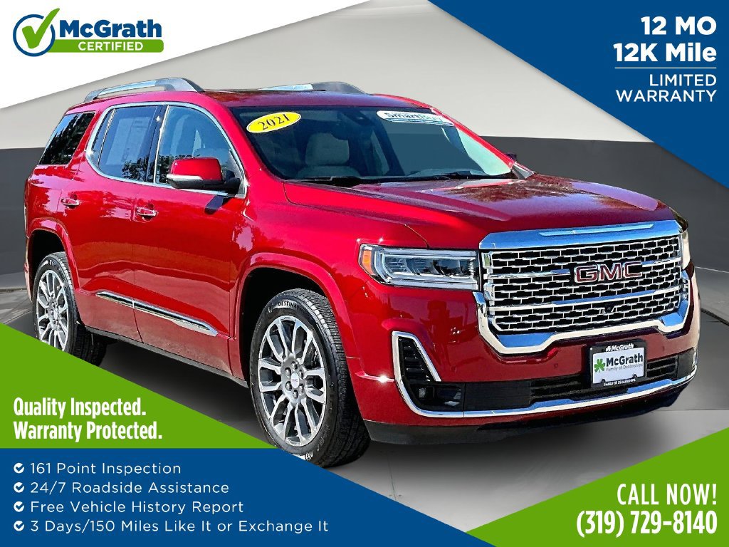 Used 2021 GMC Acadia Denali w/ Denali Ultimate Package AWD/4WD image 1